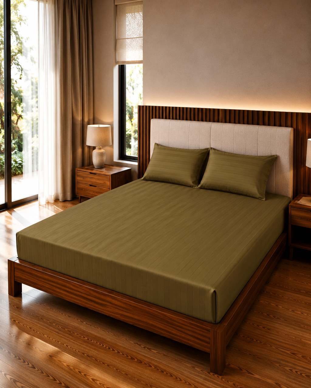 Premium Super King Size Cotton Bedsheet Set
