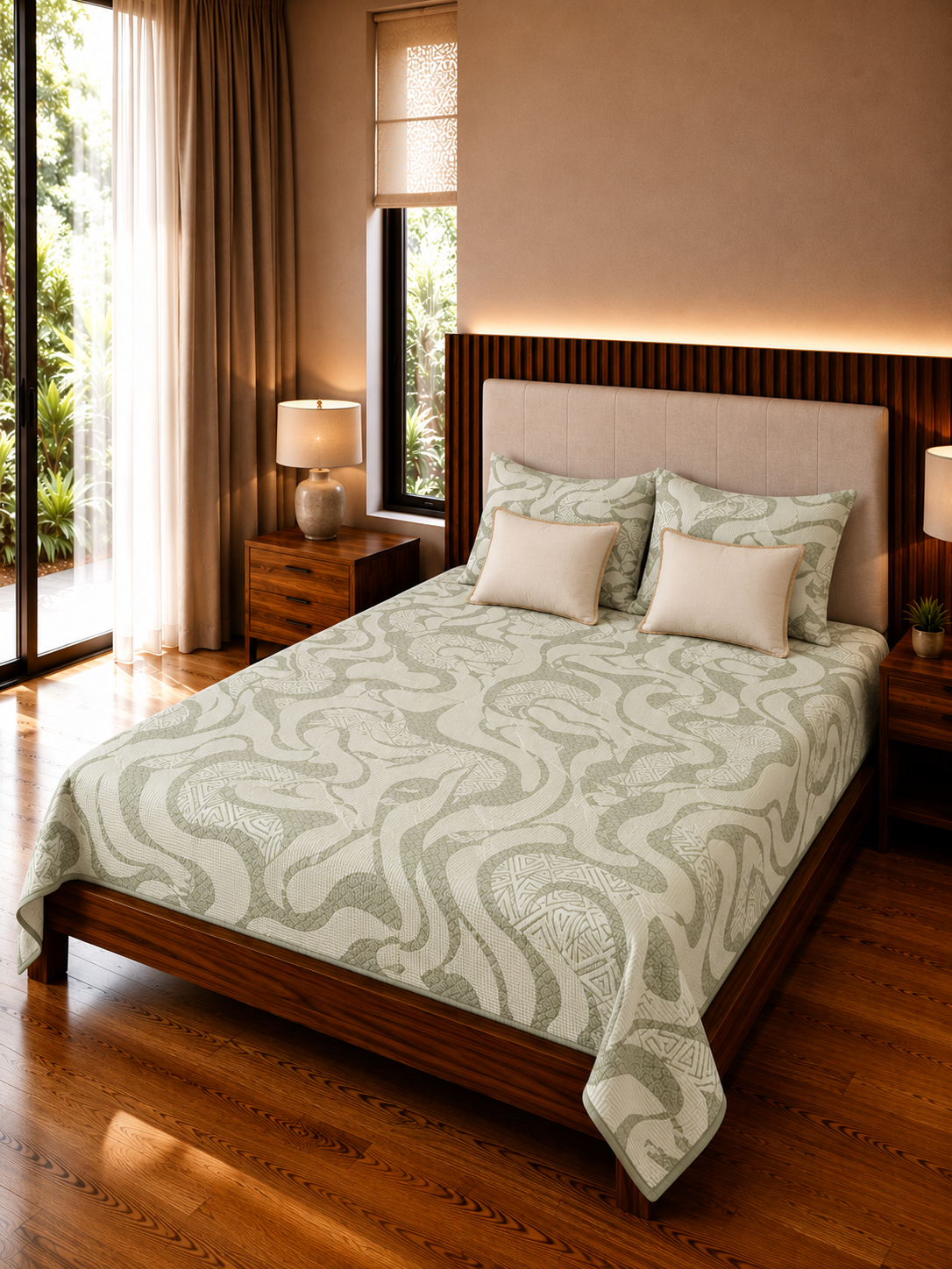 Premium 3-Piece Bedcover Sets