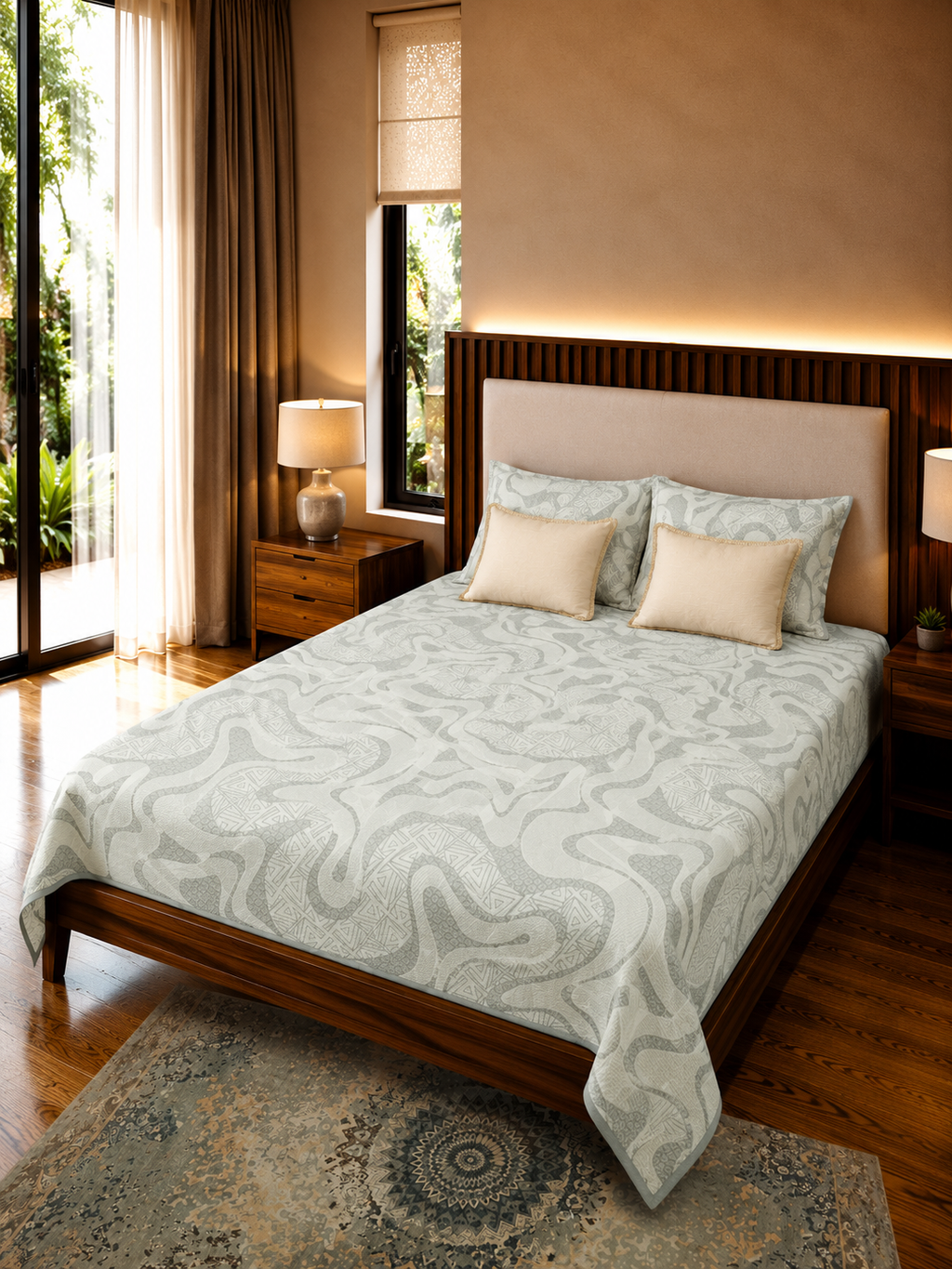 Premium 3-Piece Bedcover Sets