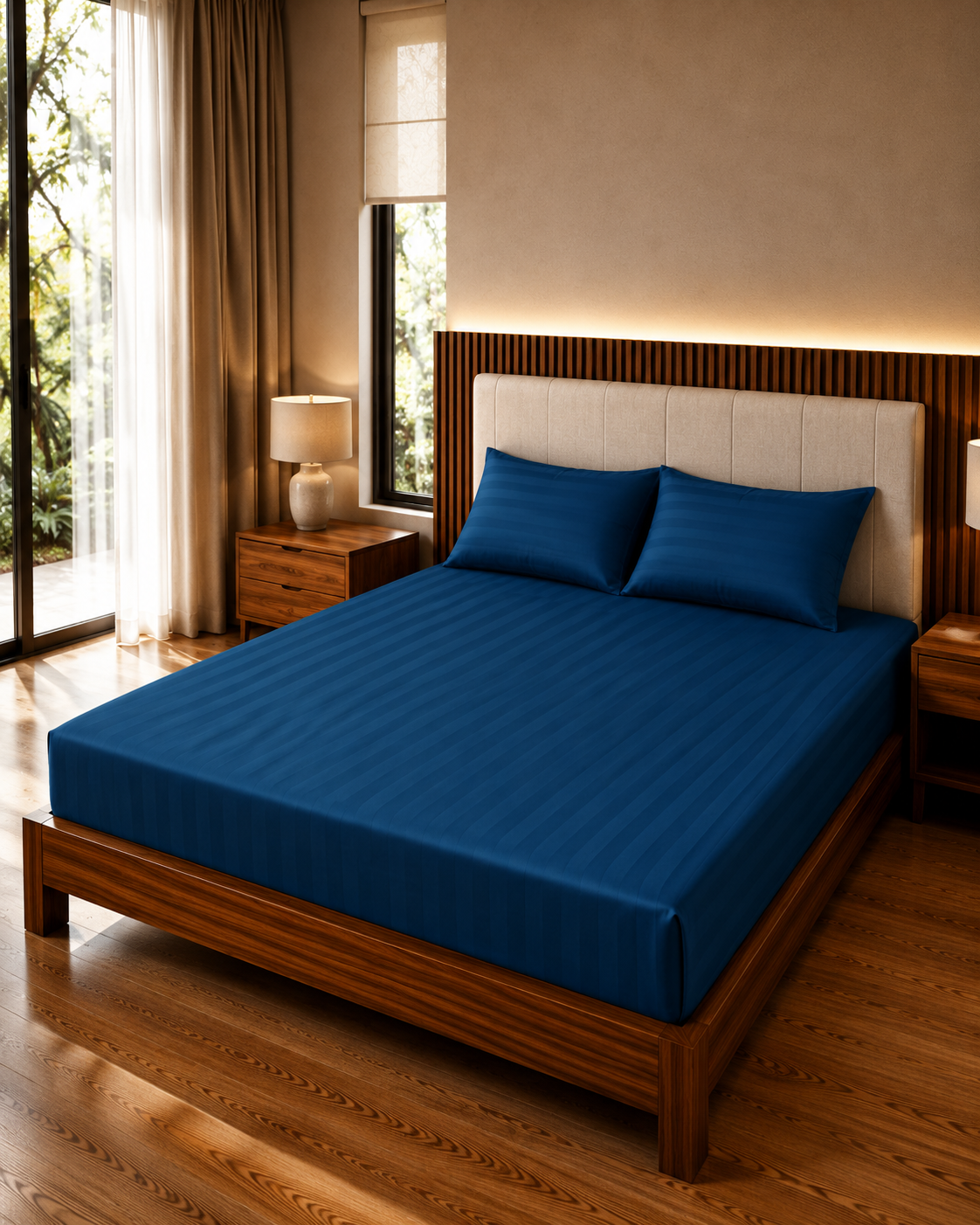 Premium Super King Size Cotton Bedsheet Set
