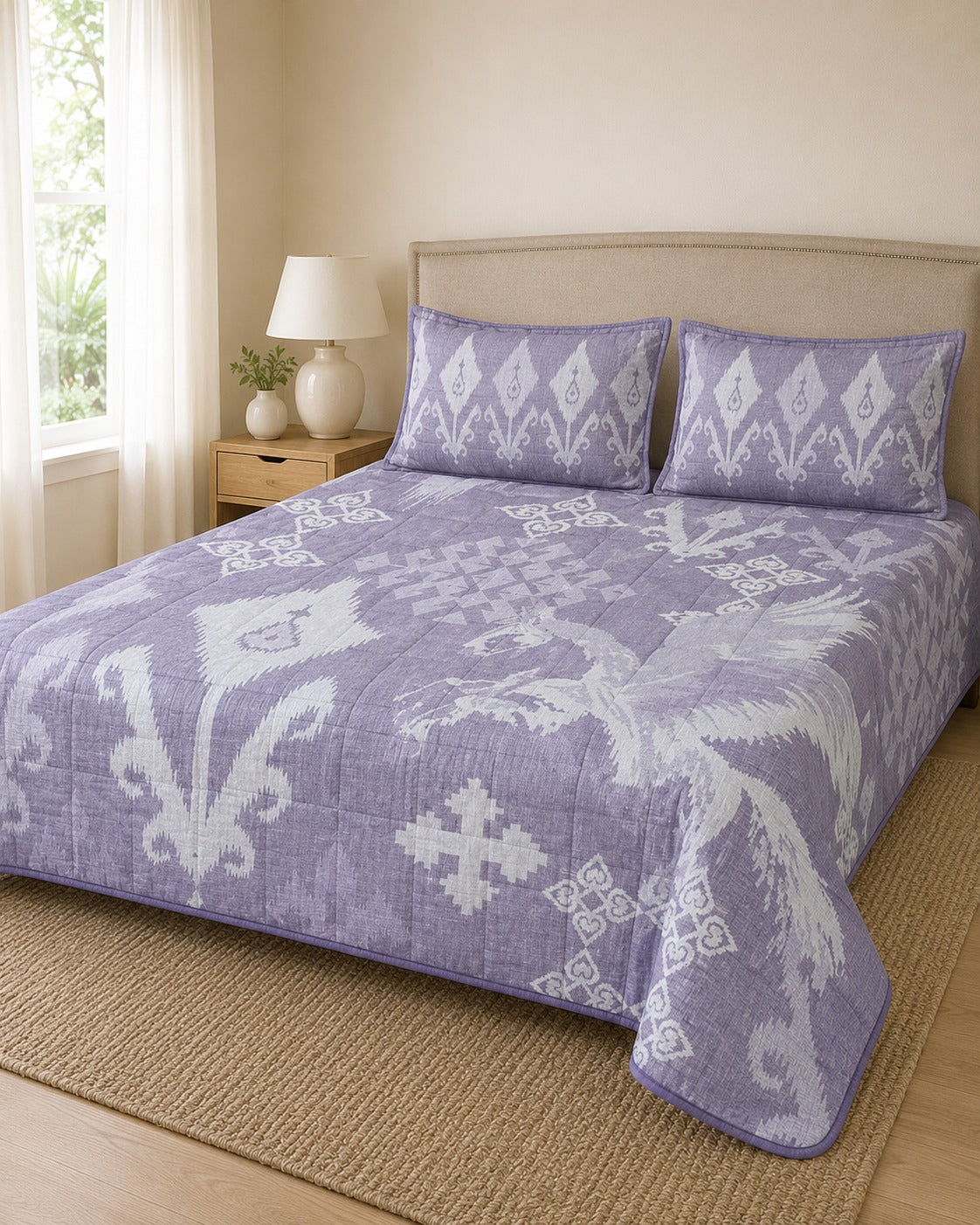 Premium Digital Print AC Comforter Set