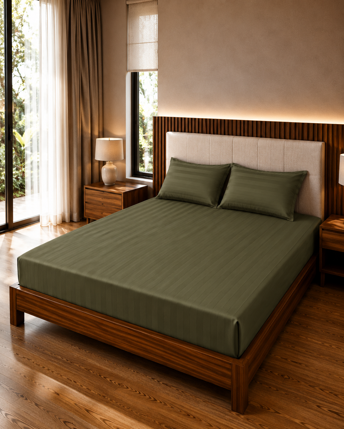 Premium Super King Size Cotton Bedsheet Set