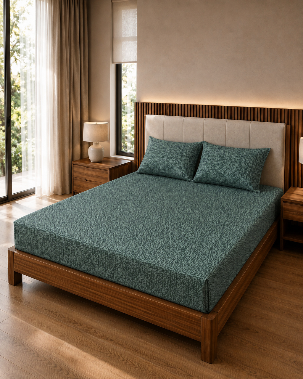 Premium King Size Cotton Bedsheet Set