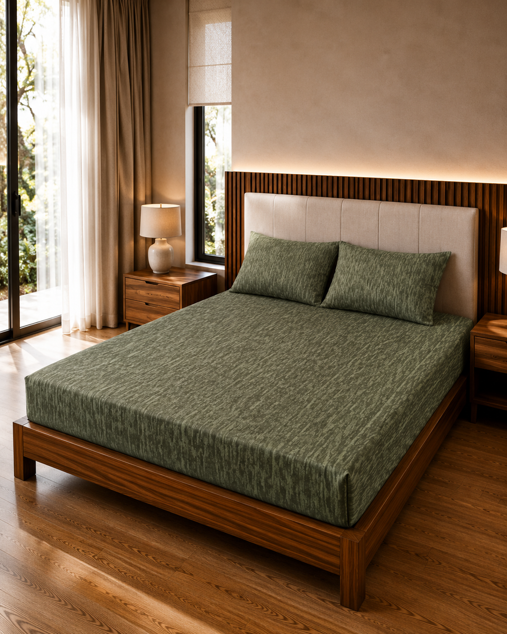 Premium King Size Cotton Bedsheet Set
