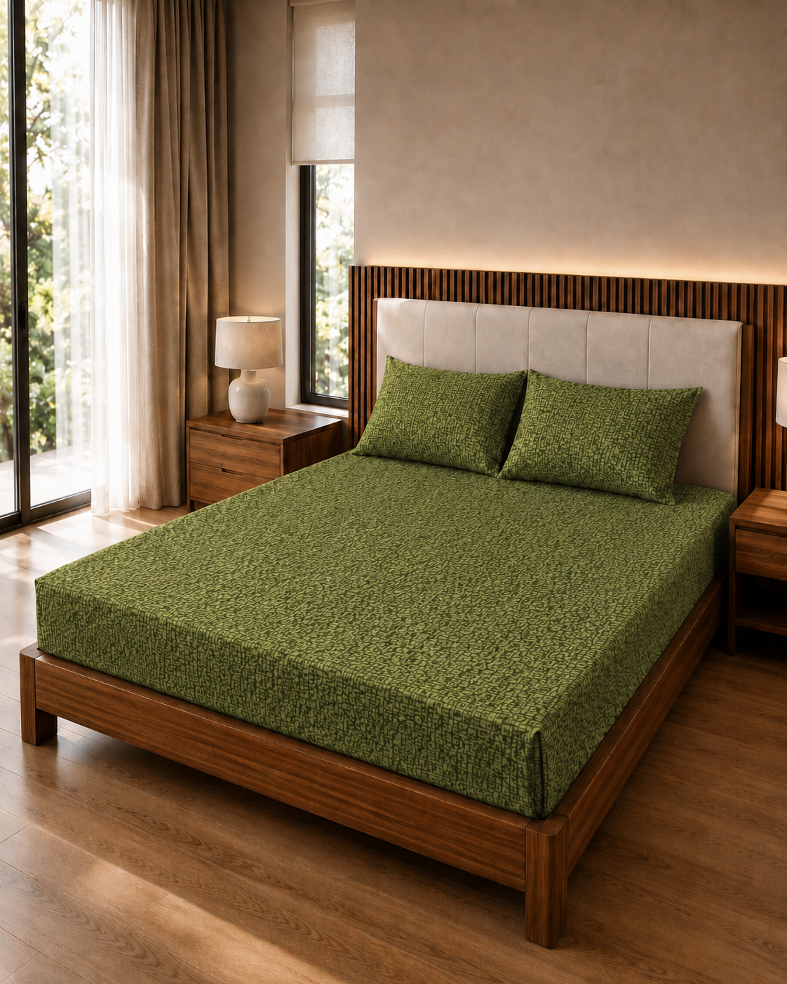 Premium King Size Cotton Bedsheet Set
