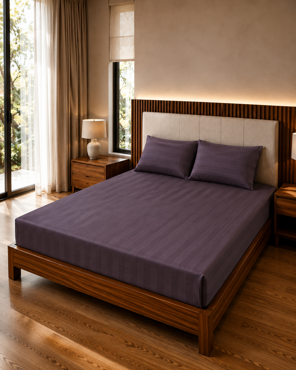 Premium Super King Size Cotton Bedsheet Set